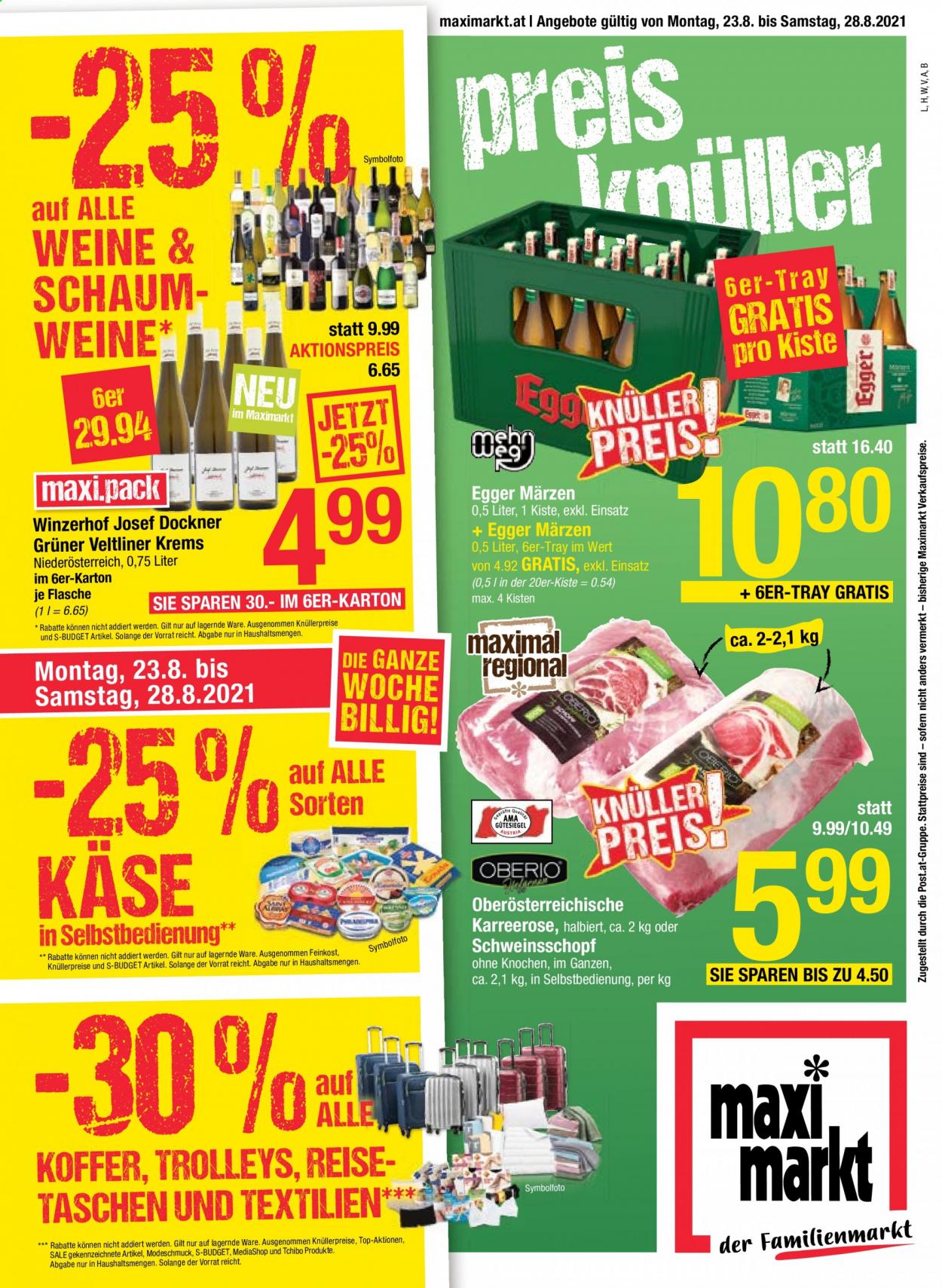 Angebote Maximarkt - 23.8.2021 - 28.8.2021. Seite 1