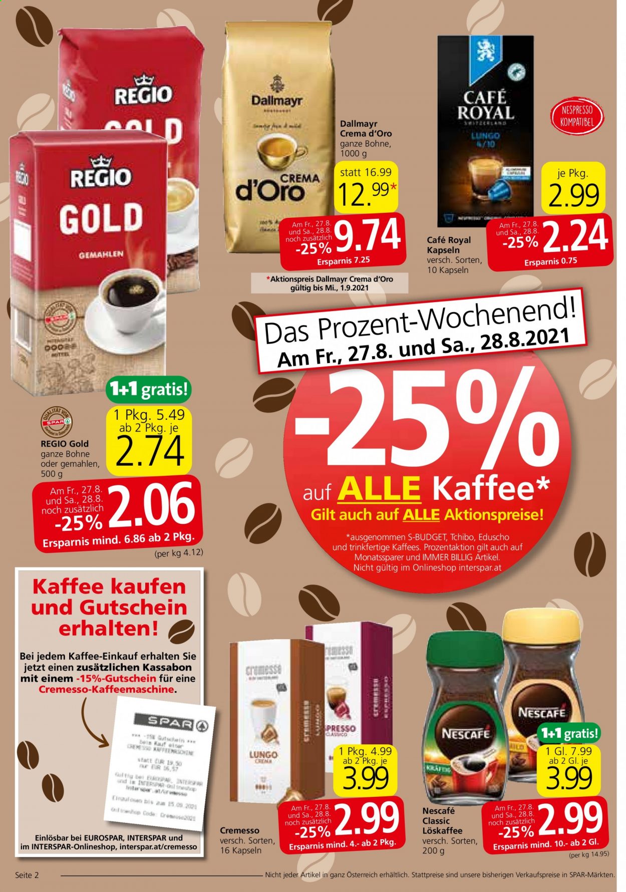Angebote INTERSPAR - 26.8.2021 - 8.9.2021. Seite 2