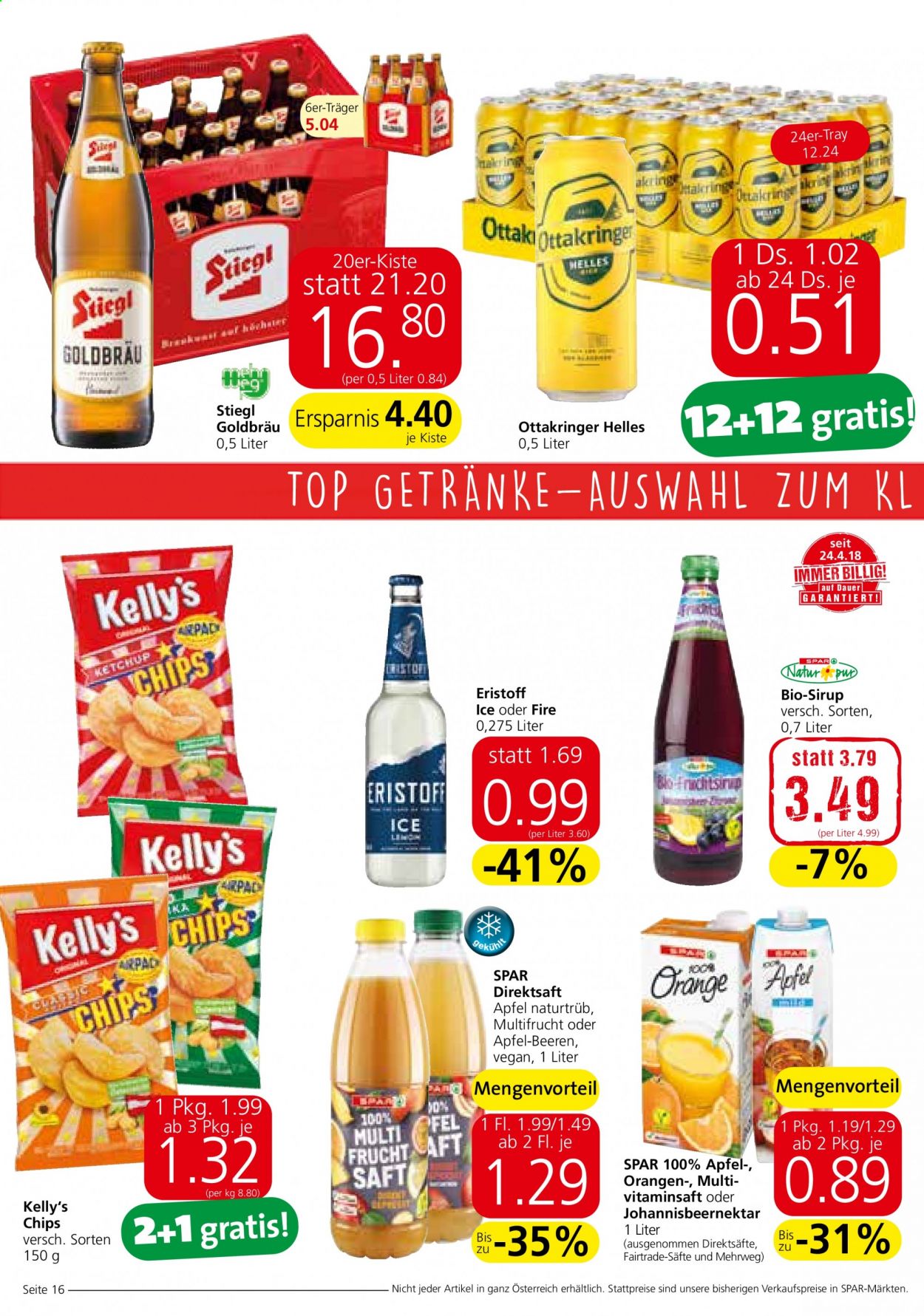 Angebote INTERSPAR - 26.8.2021 - 8.9.2021. Seite 16