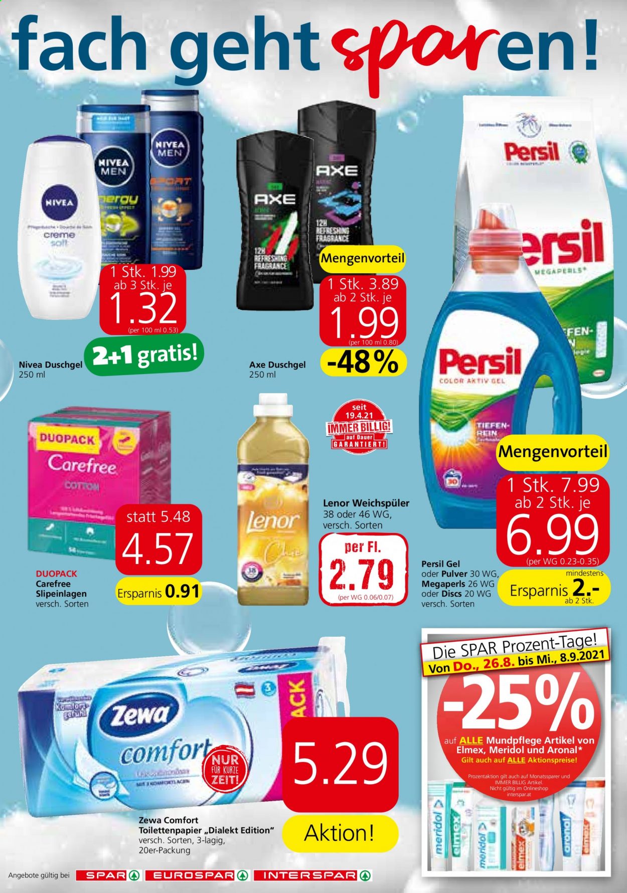 Angebote INTERSPAR - 26.8.2021 - 8.9.2021. Seite 19
