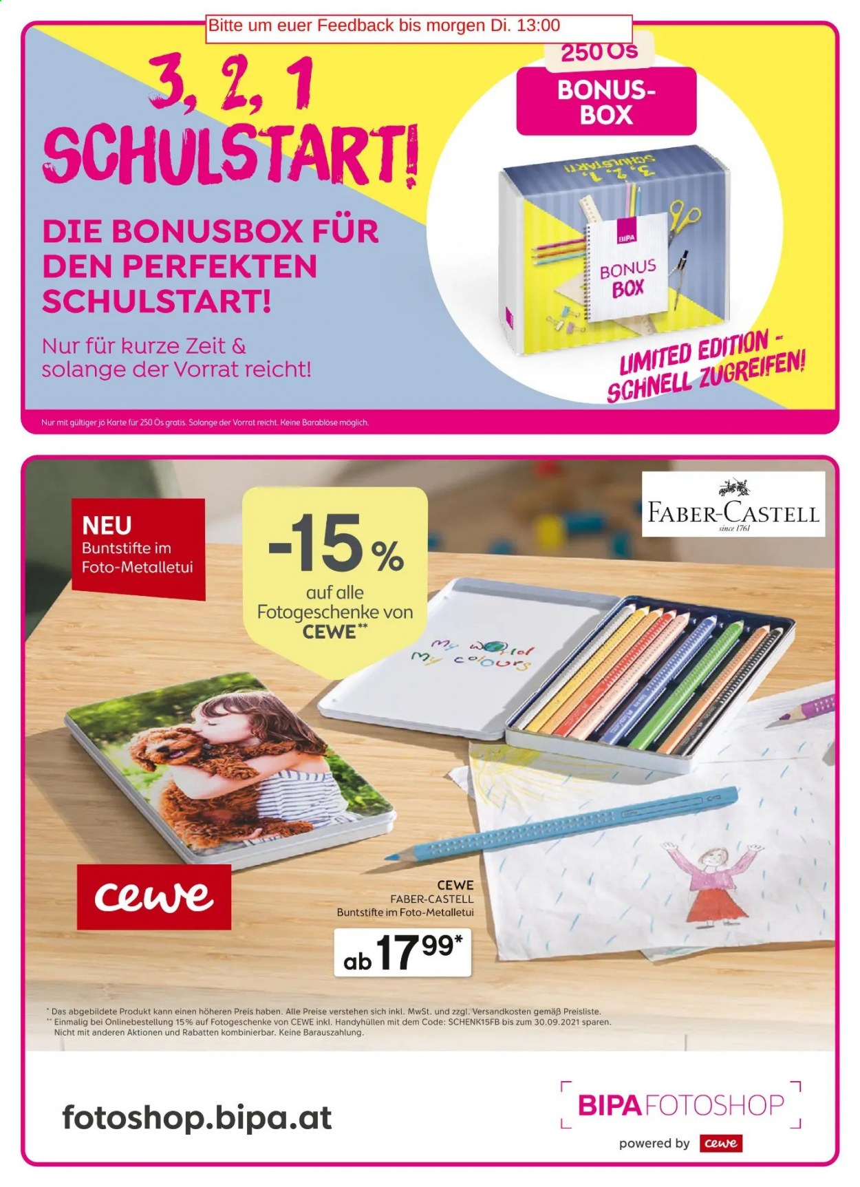 Angebote Bipa - 26.8.2021 - 8.9.2021. Seite 1