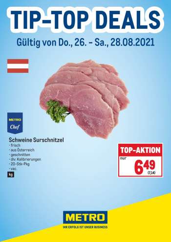 Angebote Metro - 26.8.2021 - 28.8.2021.