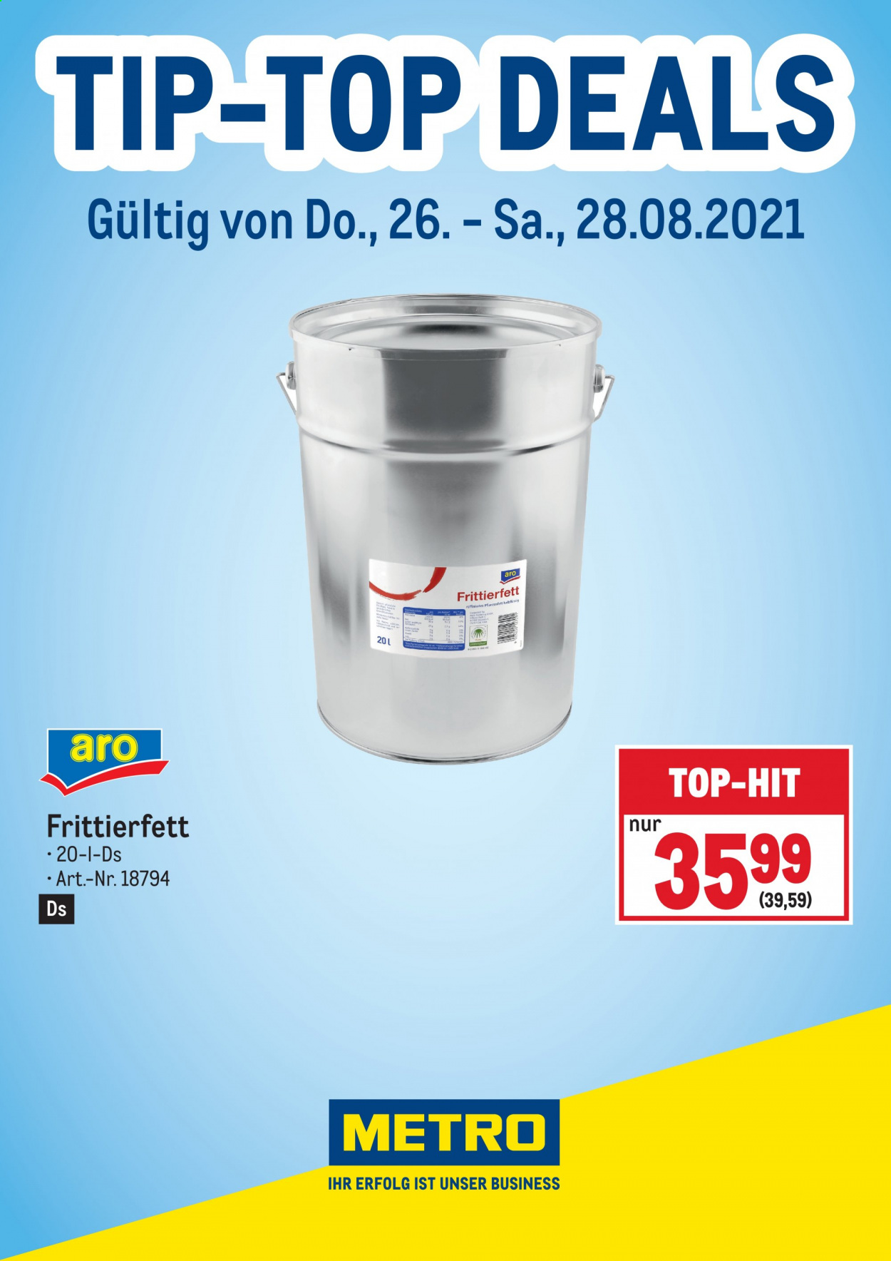 Angebote Metro - 26.8.2021 - 28.8.2021. Seite 4