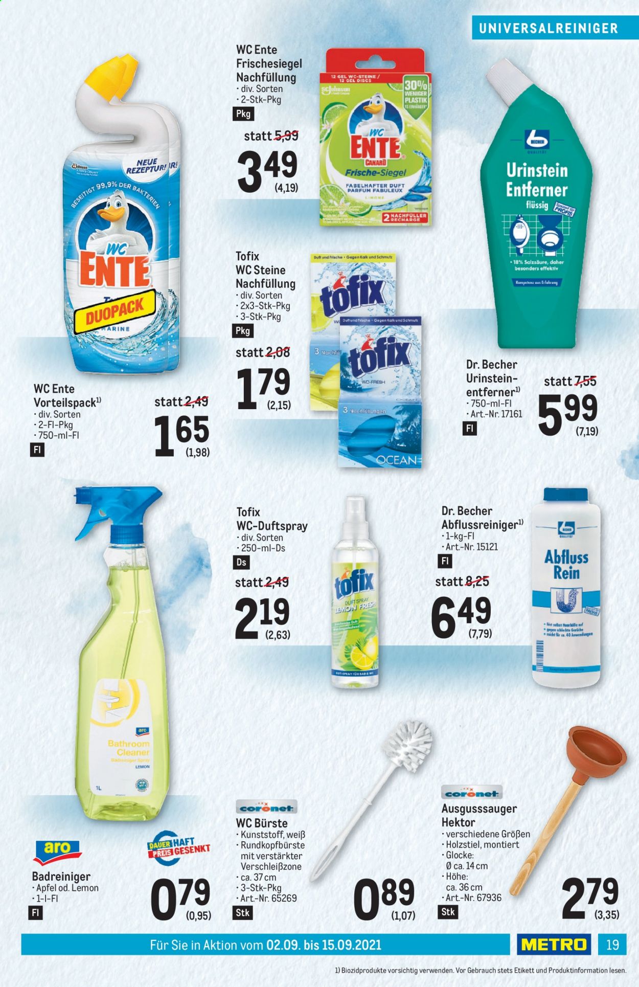 Angebote Metro - 2.9.2021 - 15.9.2021. Seite 19