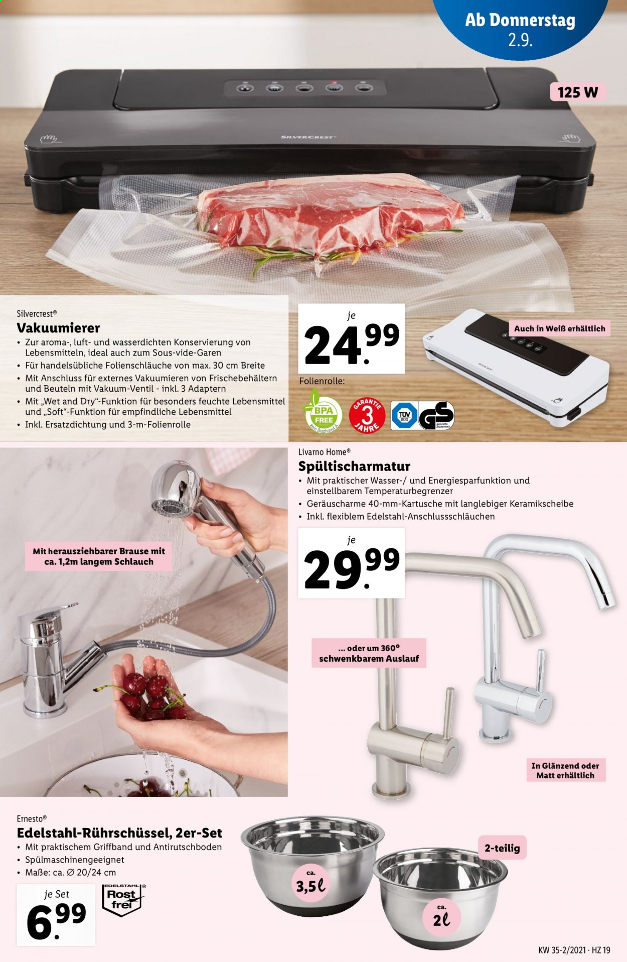 Angebote Lidl - 2.9.2021 - 8.9.2021. Seite 19