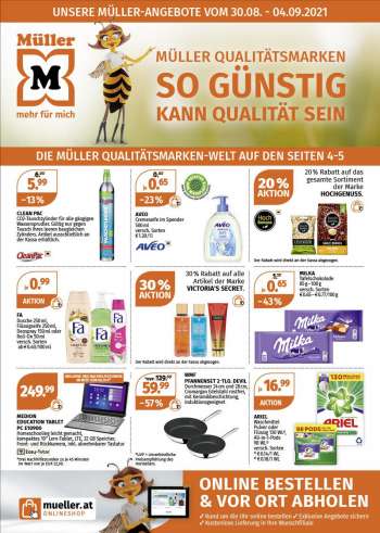 Angebote Müller - 30.8.2021 - 4.9.2021.