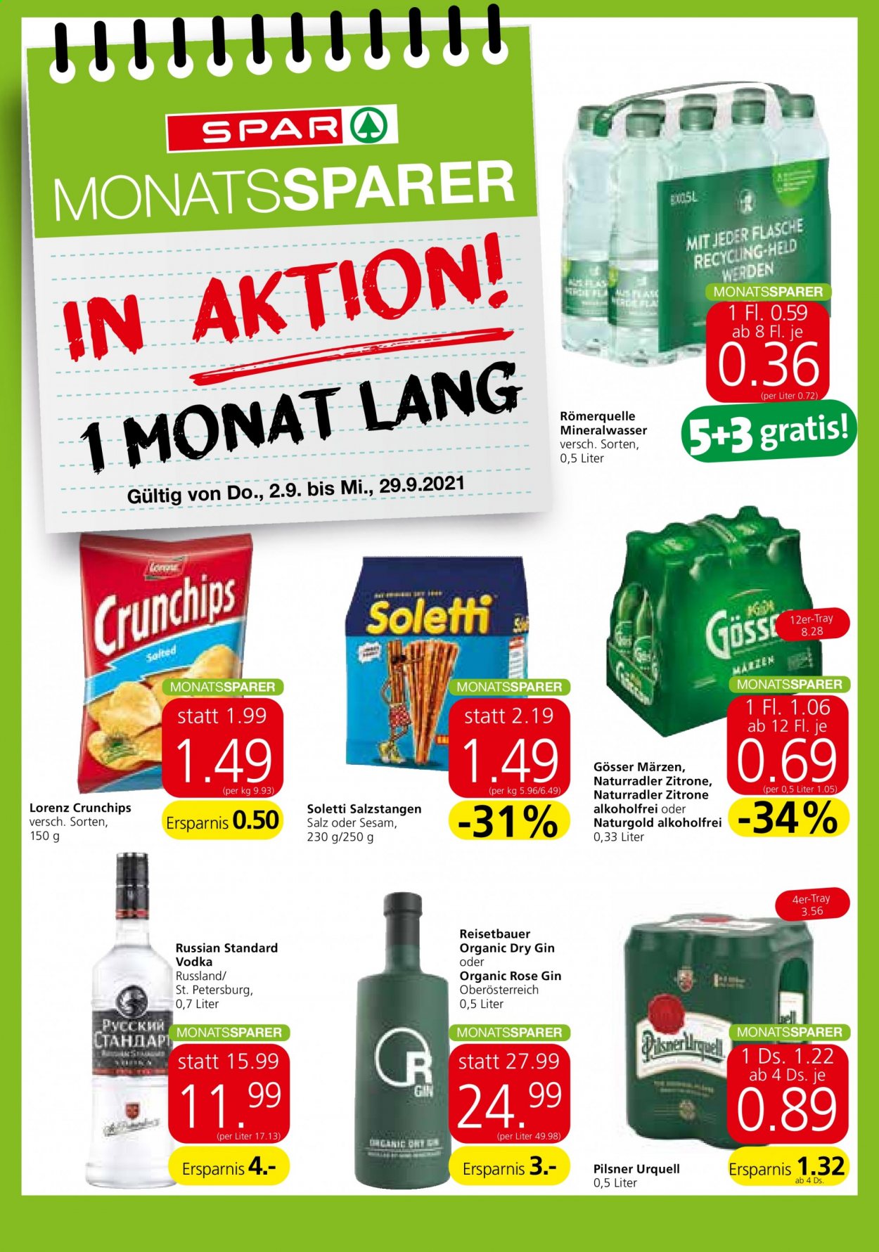 Angebote EUROSPAR - 2.9.2021 - 8.9.2021. Seite 10