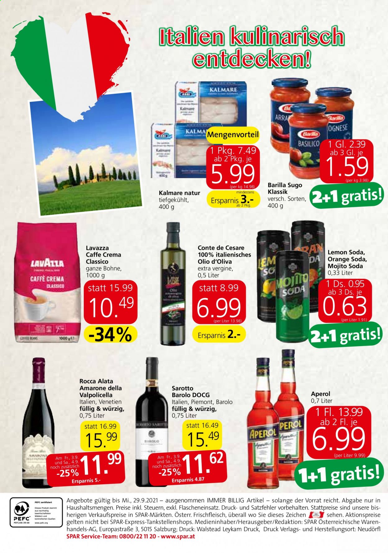 Angebote SPAR - 2.9.2021 - 29.9.2021. Seite 4