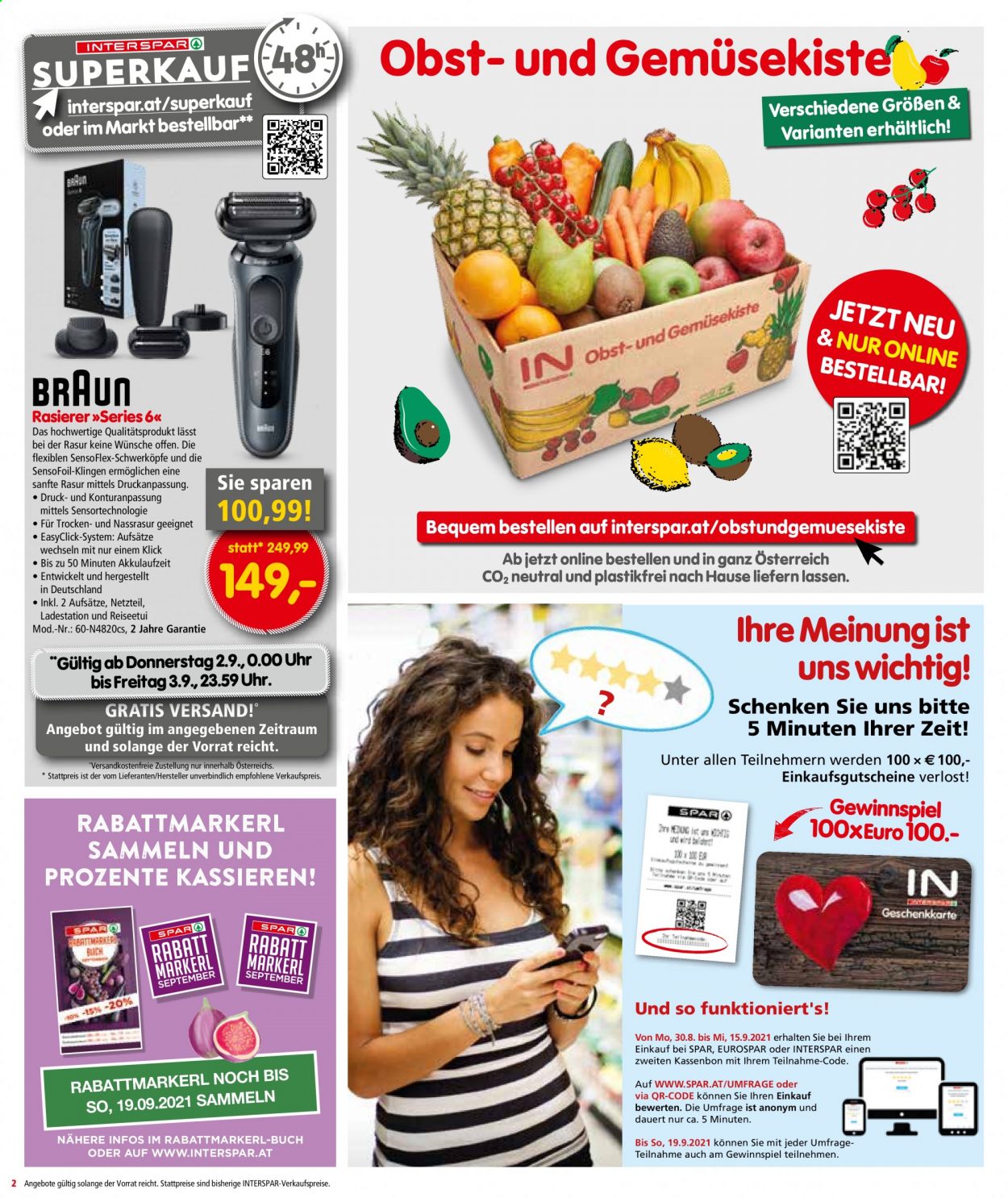 Angebote INTERSPAR - 2.9.2021 - 8.9.2021. Seite 2