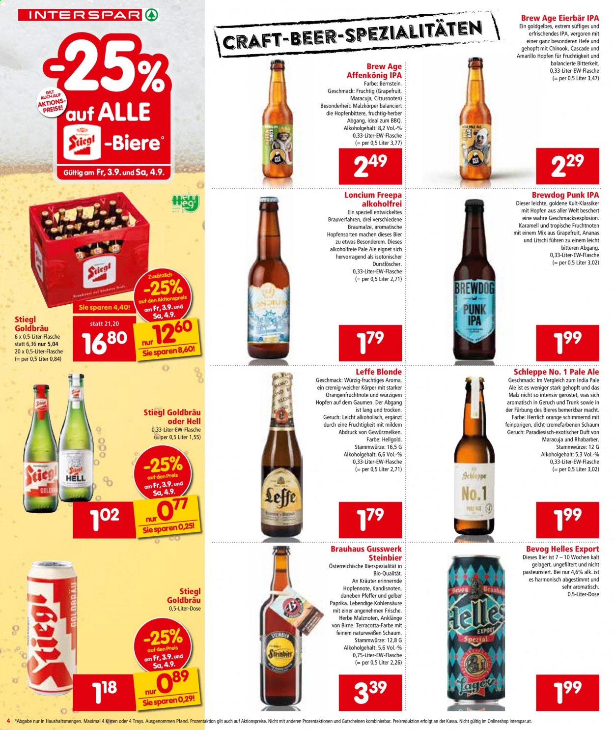 Angebote INTERSPAR - 2.9.2021 - 8.9.2021. Seite 4
