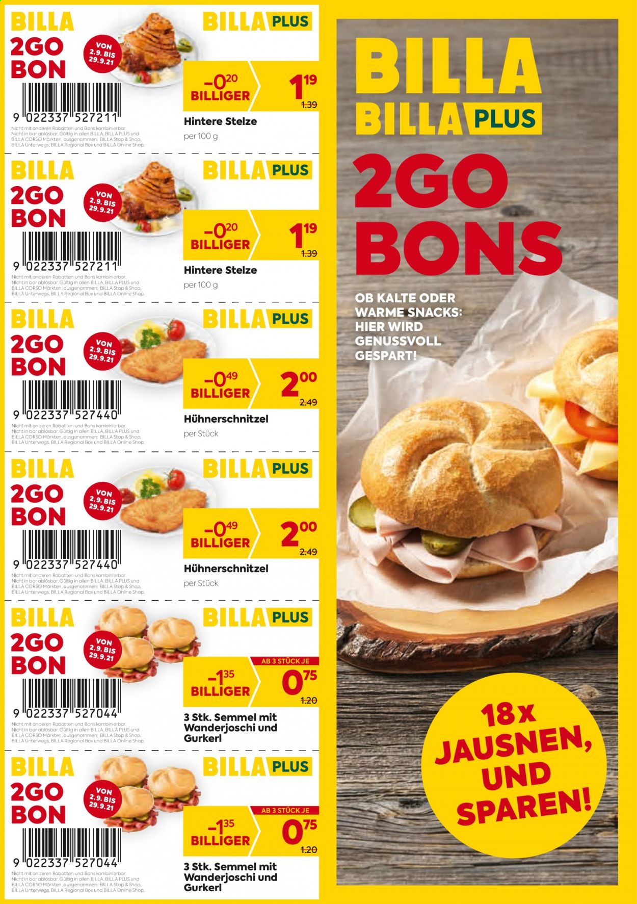 Angebote Billa - 2.9.2021 - 8.9.2021. Seite 19