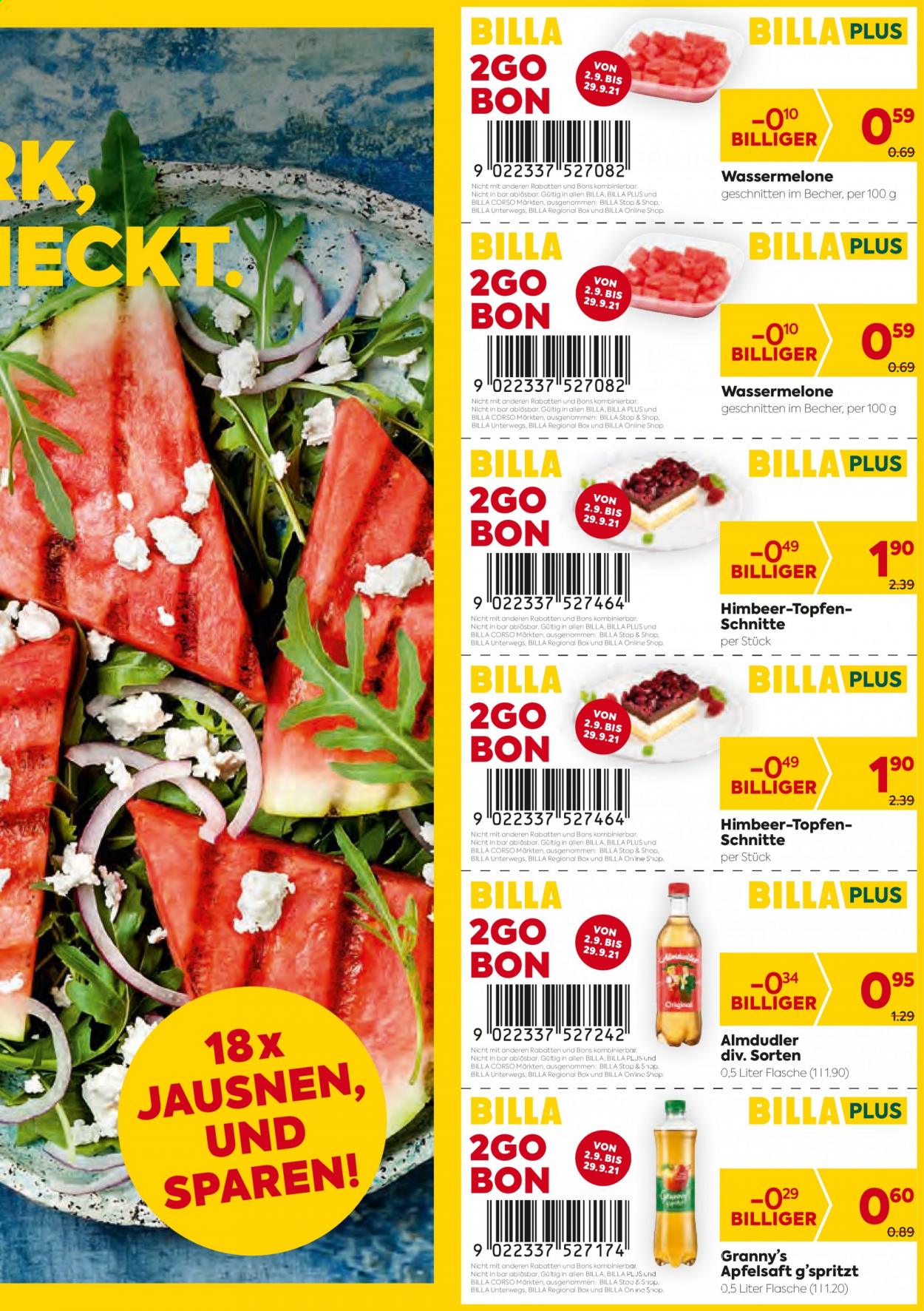 Angebote Billa - 2.9.2021 - 8.9.2021. Seite 21