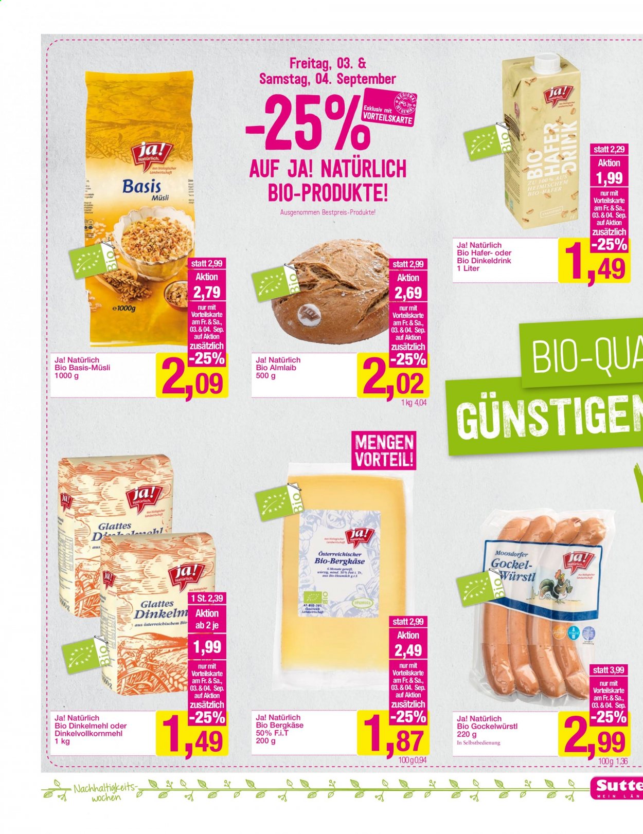 Angebote Sutterlüty - 2.9.2021 - 8.9.2021. Seite 16
