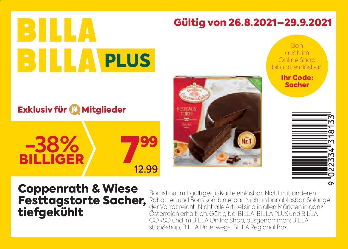 Angebote Billa - 26.8.2021 - 29.9.2021. Seite 2