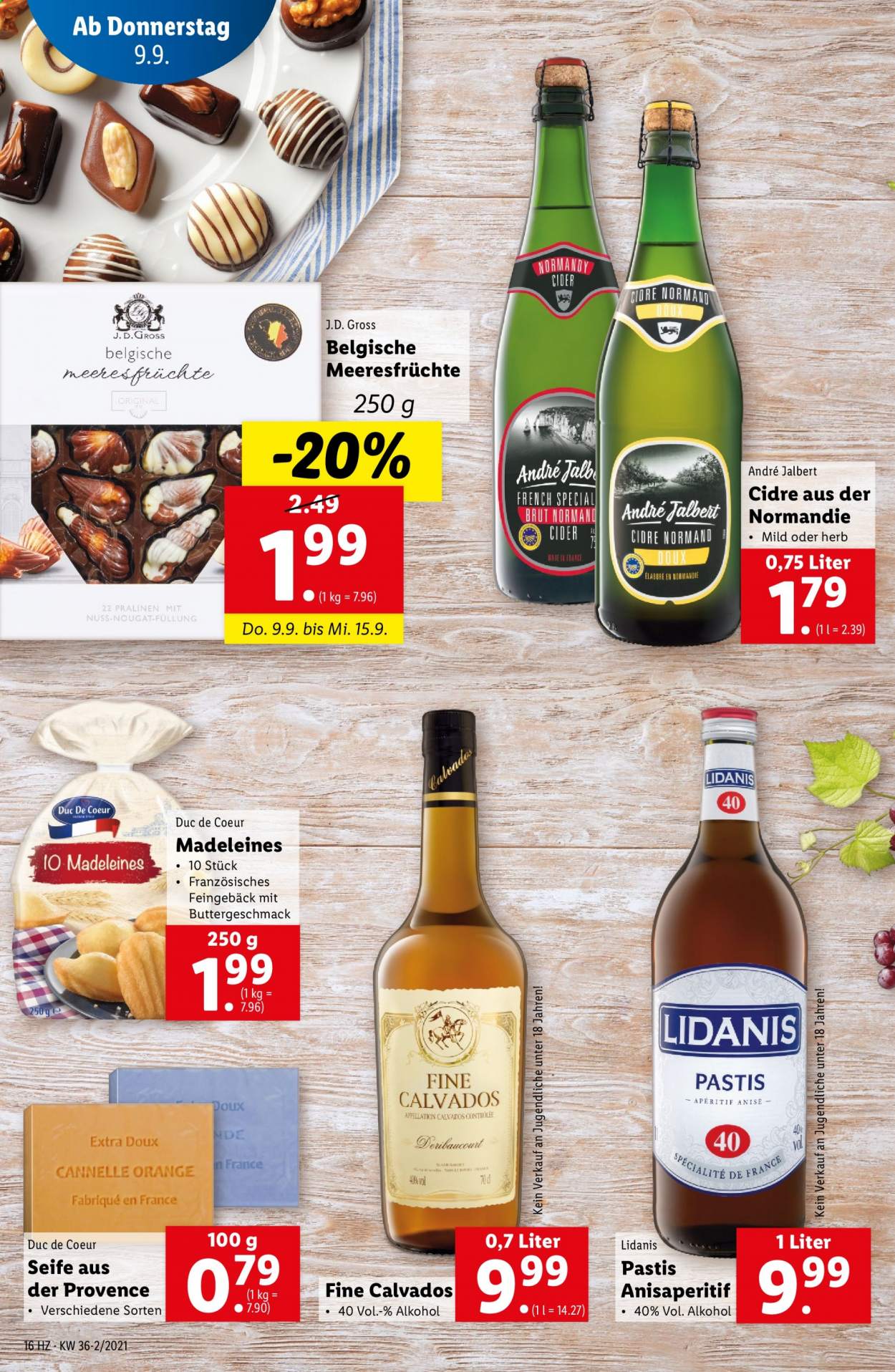 Angebote Lidl - 9.9.2021 - 15.9.2021. Seite 16
