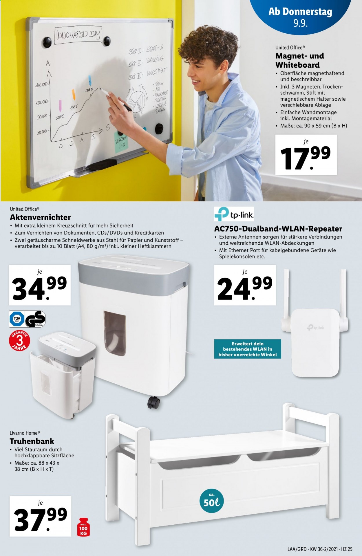 Angebote Lidl - 9.9.2021 - 15.9.2021. Seite 25