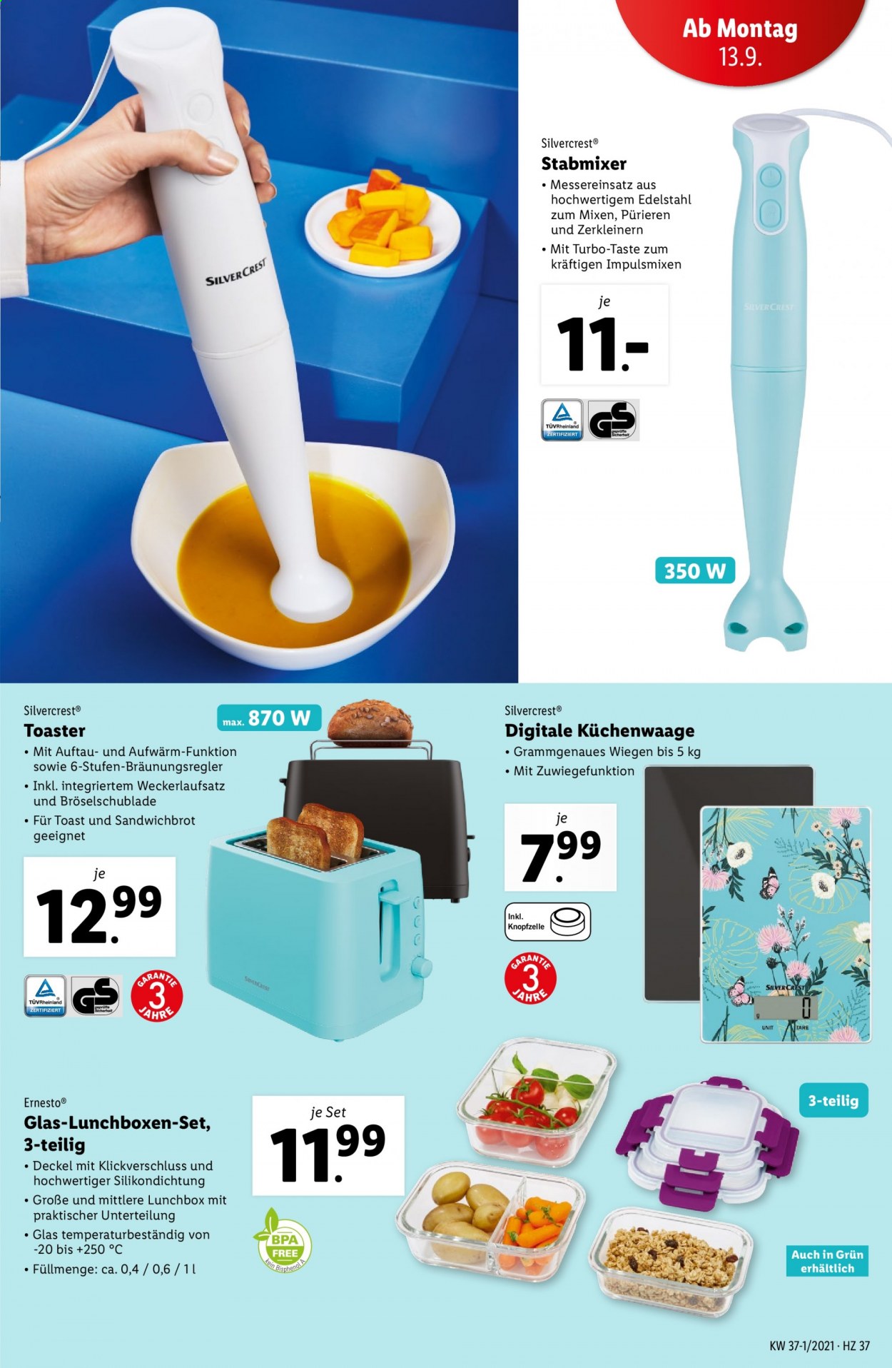 Angebote Lidl - 9.9.2021 - 15.9.2021. Seite 37