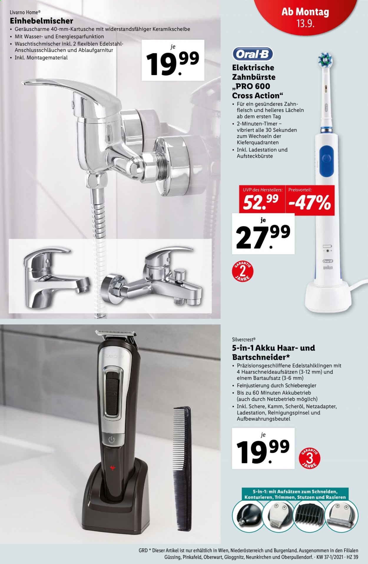 Angebote Lidl - 9.9.2021 - 15.9.2021. Seite 39