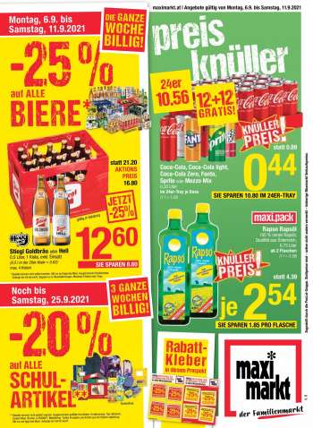 Angebote Maximarkt - 6.9.2021 - 11.9.2021.