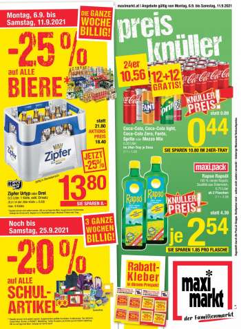 Angebote Maximarkt - 6.9.2021 - 11.9.2021.