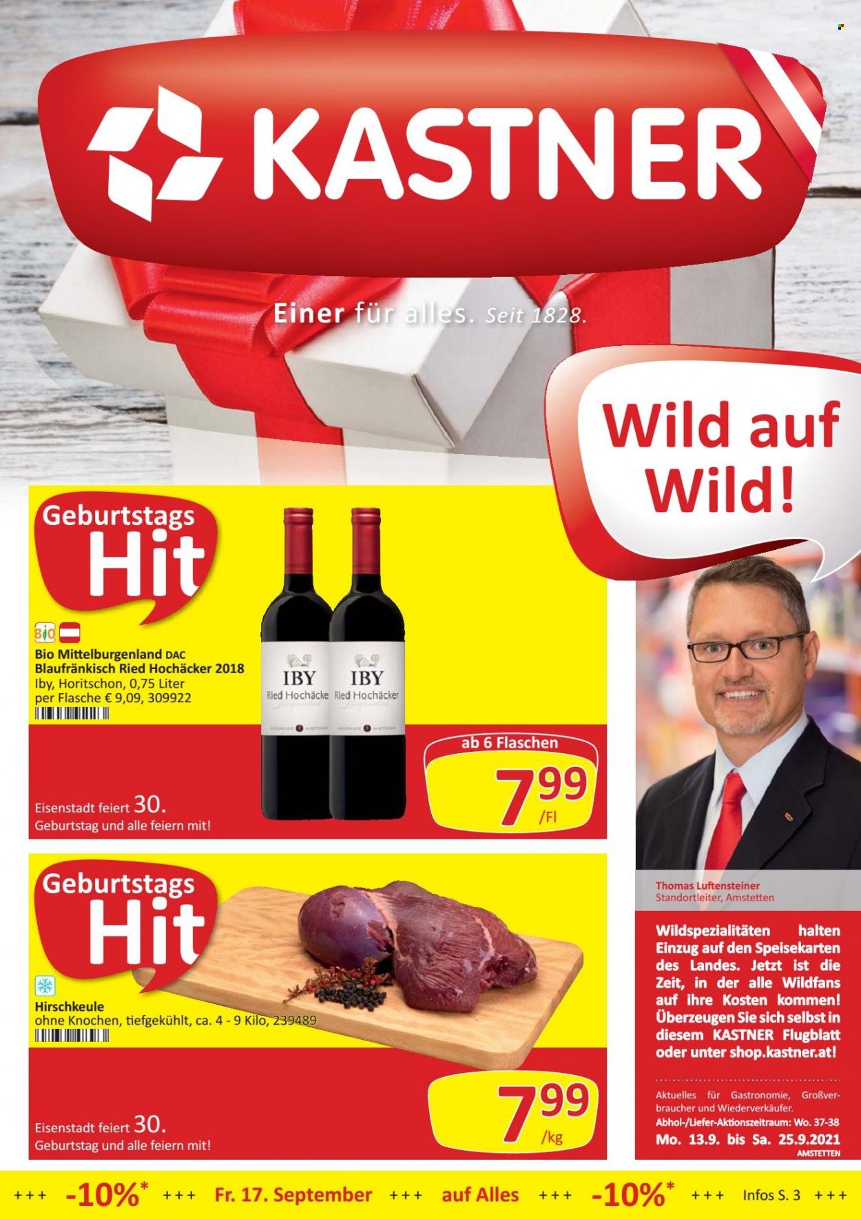 Angebote KASTNER - 13.9.2021 - 25.9.2021. Seite 1