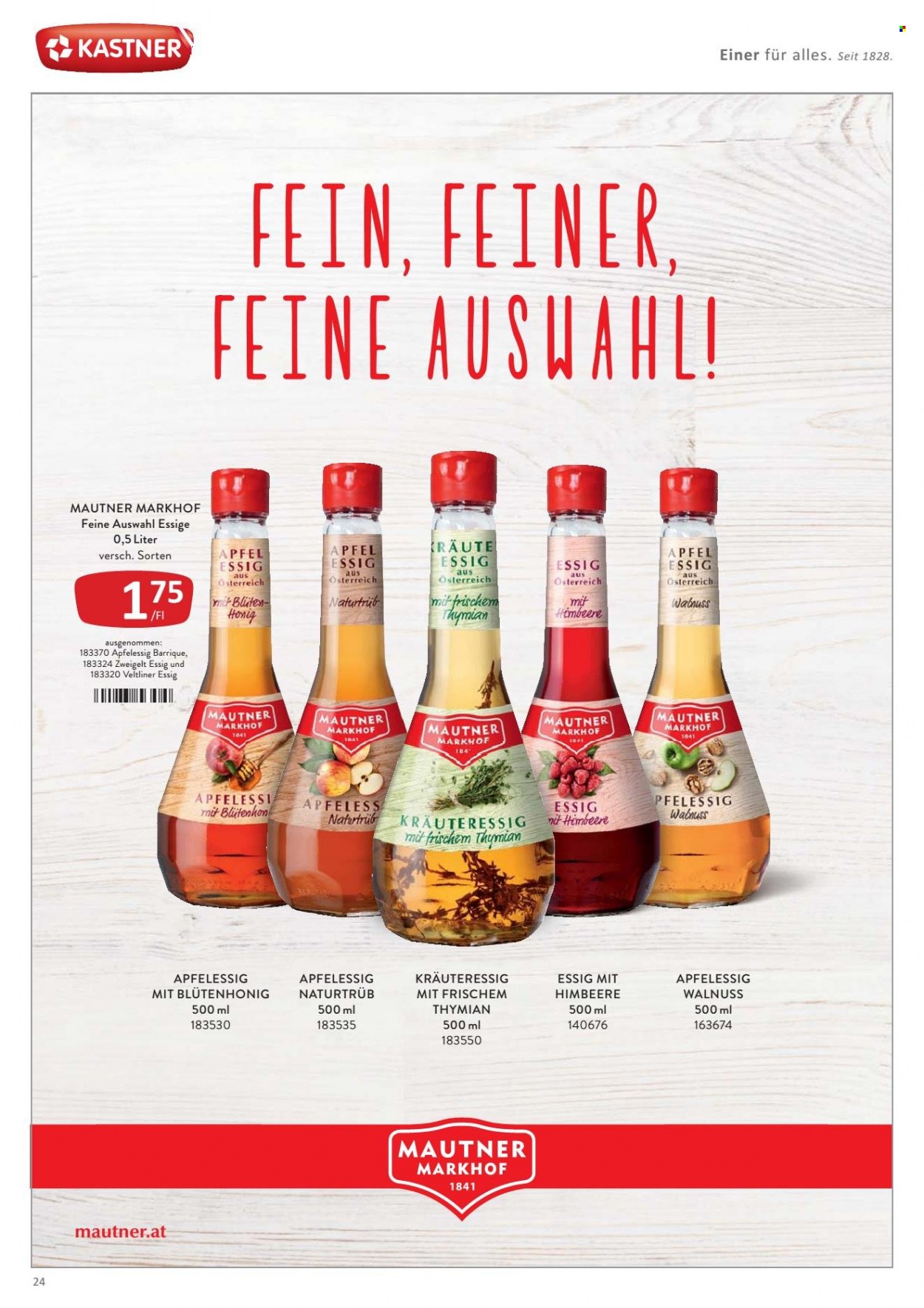 Angebote KASTNER - 13.9.2021 - 25.9.2021. Seite 24