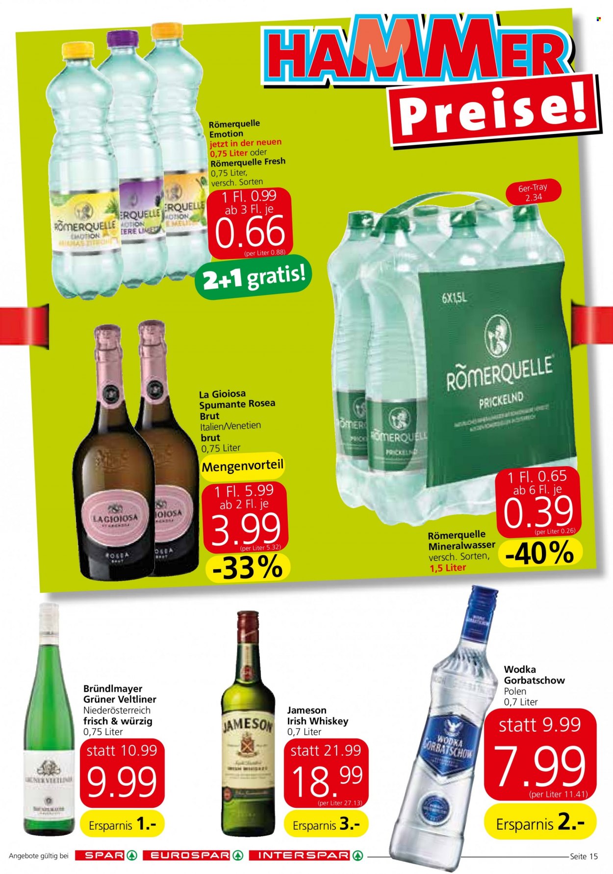 Angebote SPAR - 9.9.2021 - 22.9.2021. Seite 15