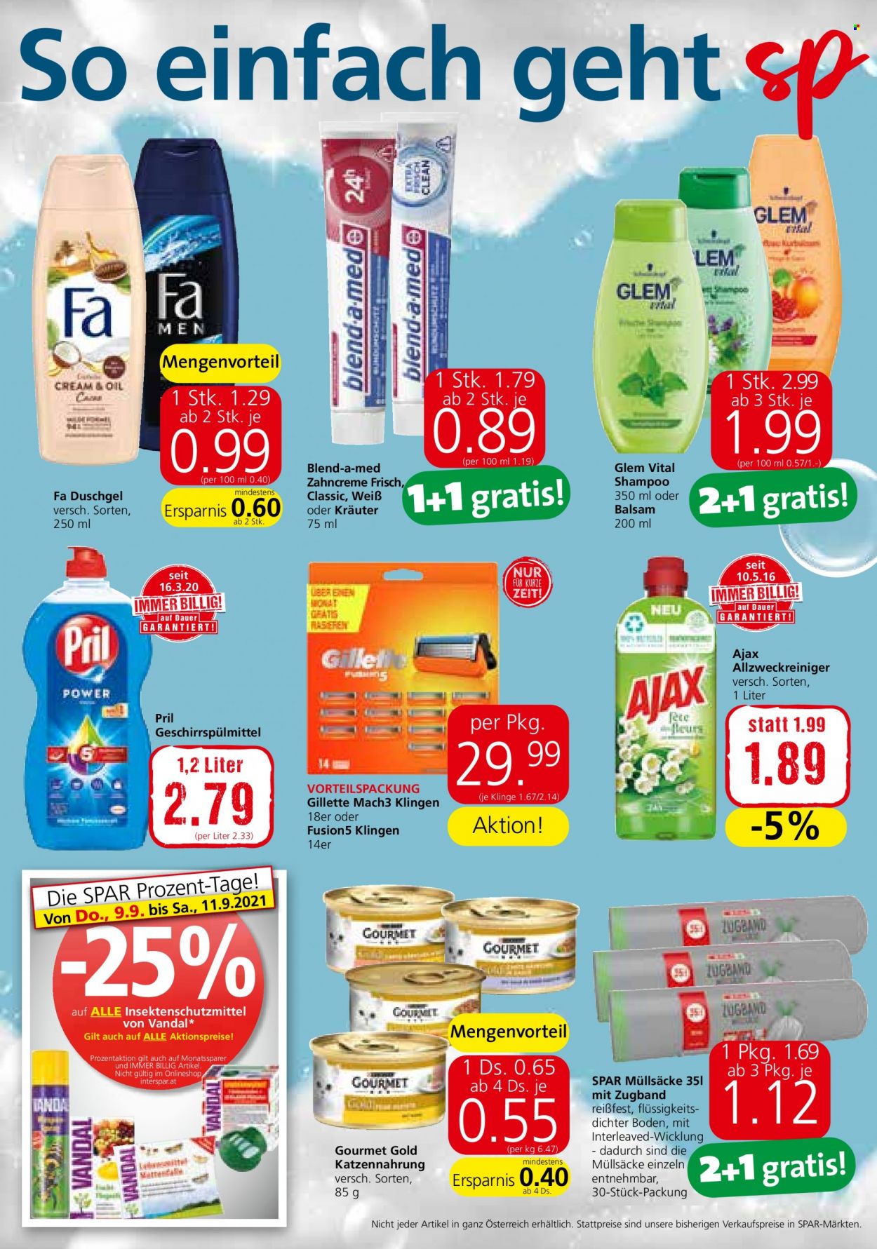 Angebote SPAR - 9.9.2021 - 22.9.2021. Seite 18