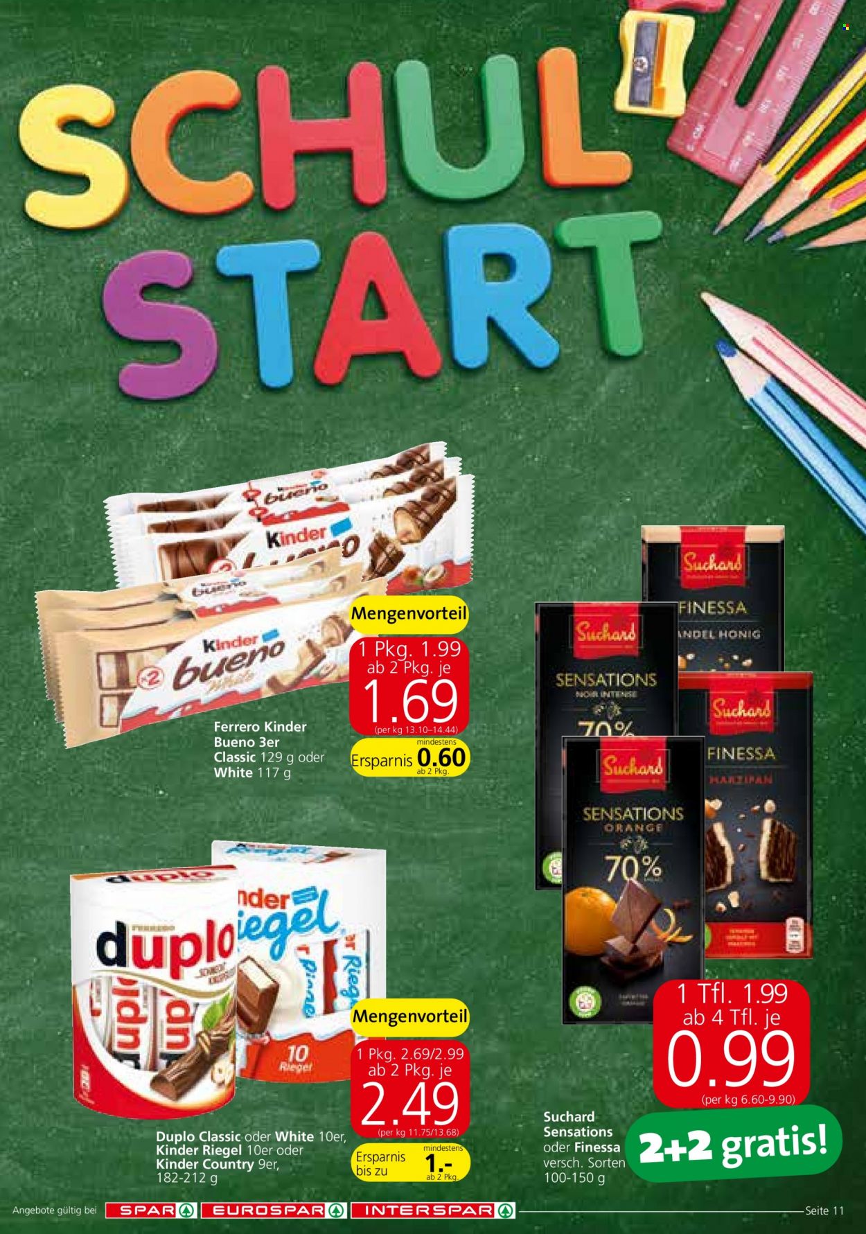 Angebote EUROSPAR - 9.9.2021 - 22.9.2021. Seite 11