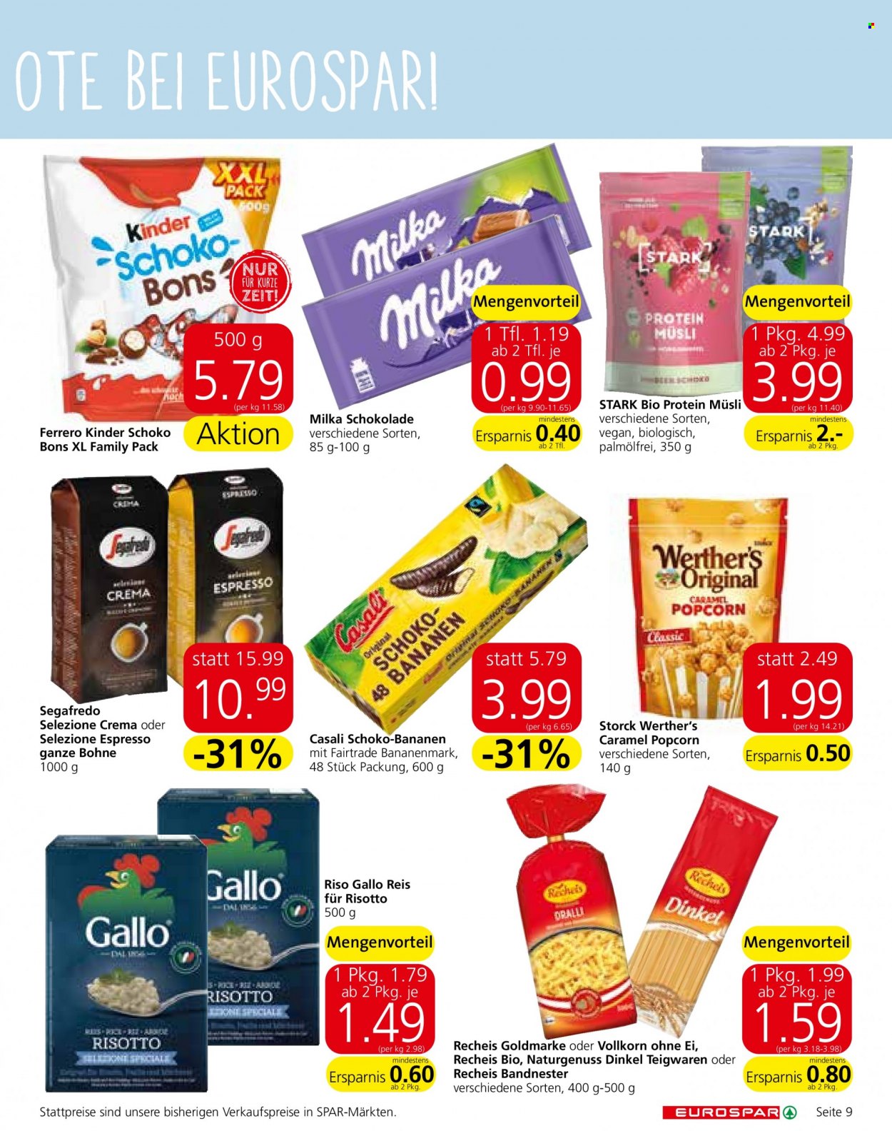 Angebote EUROSPAR - 9.9.2021 - 22.9.2021. Seite 9