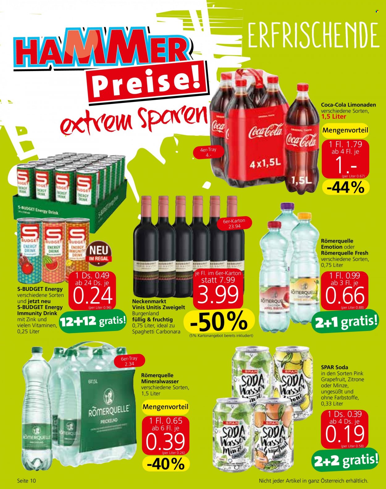 Angebote EUROSPAR - 9.9.2021 - 22.9.2021. Seite 10