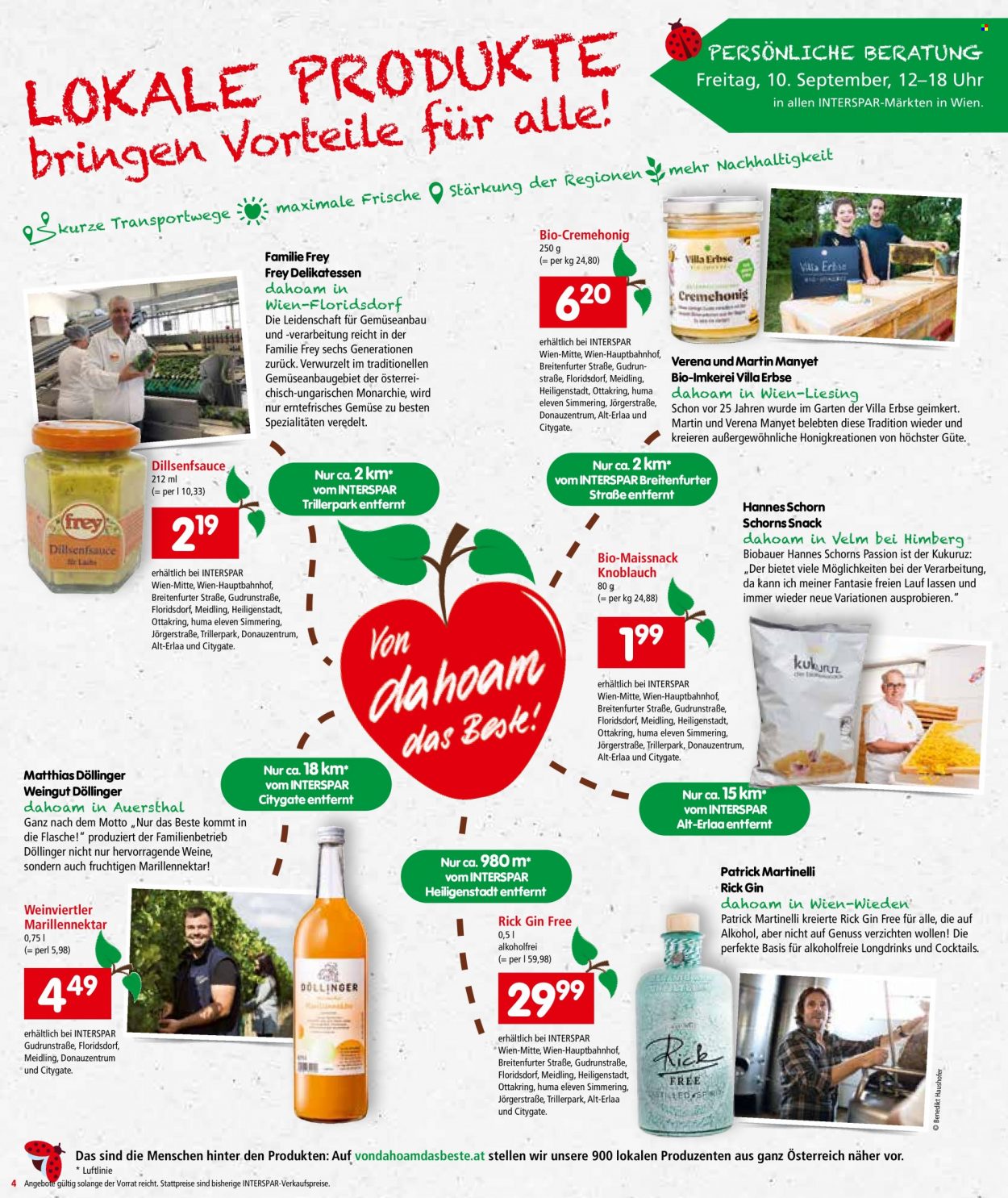 Angebote INTERSPAR - 9.9.2021 - 22.9.2021. Seite 4