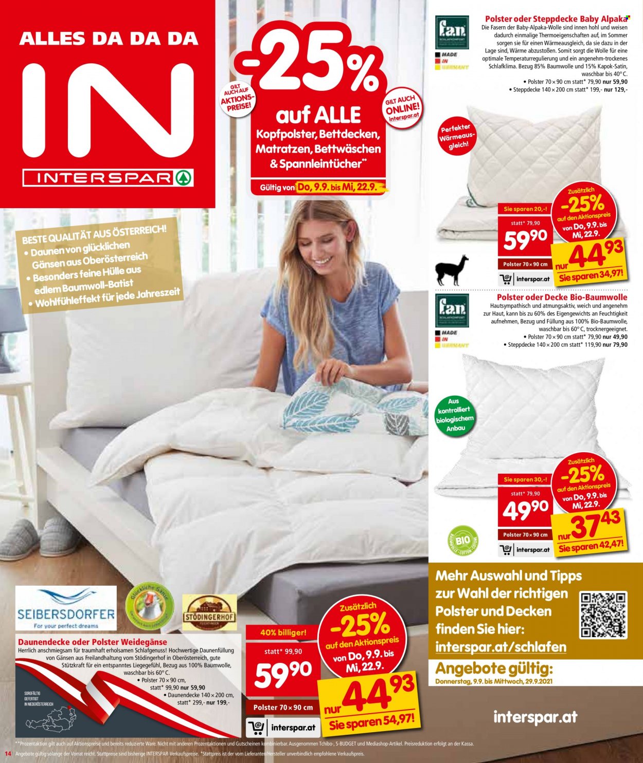 Angebote INTERSPAR - 9.9.2021 - 22.9.2021. Seite 14