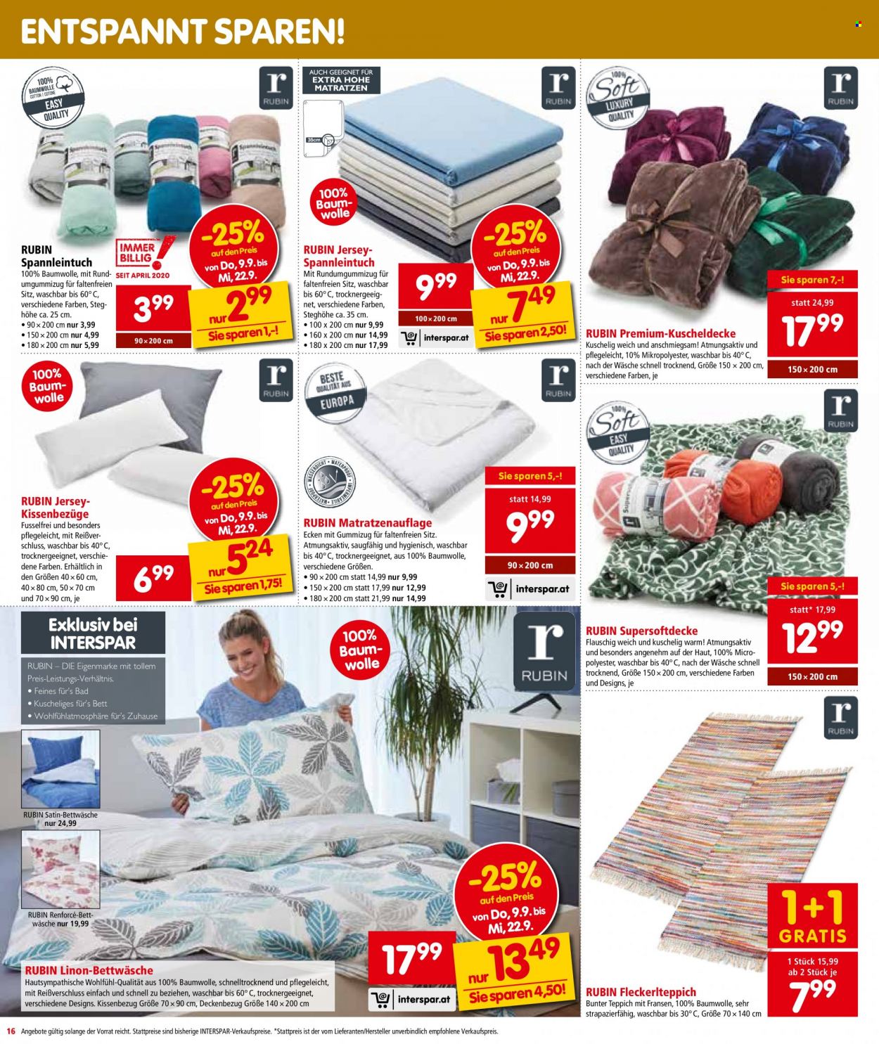 Angebote INTERSPAR - 9.9.2021 - 22.9.2021. Seite 16