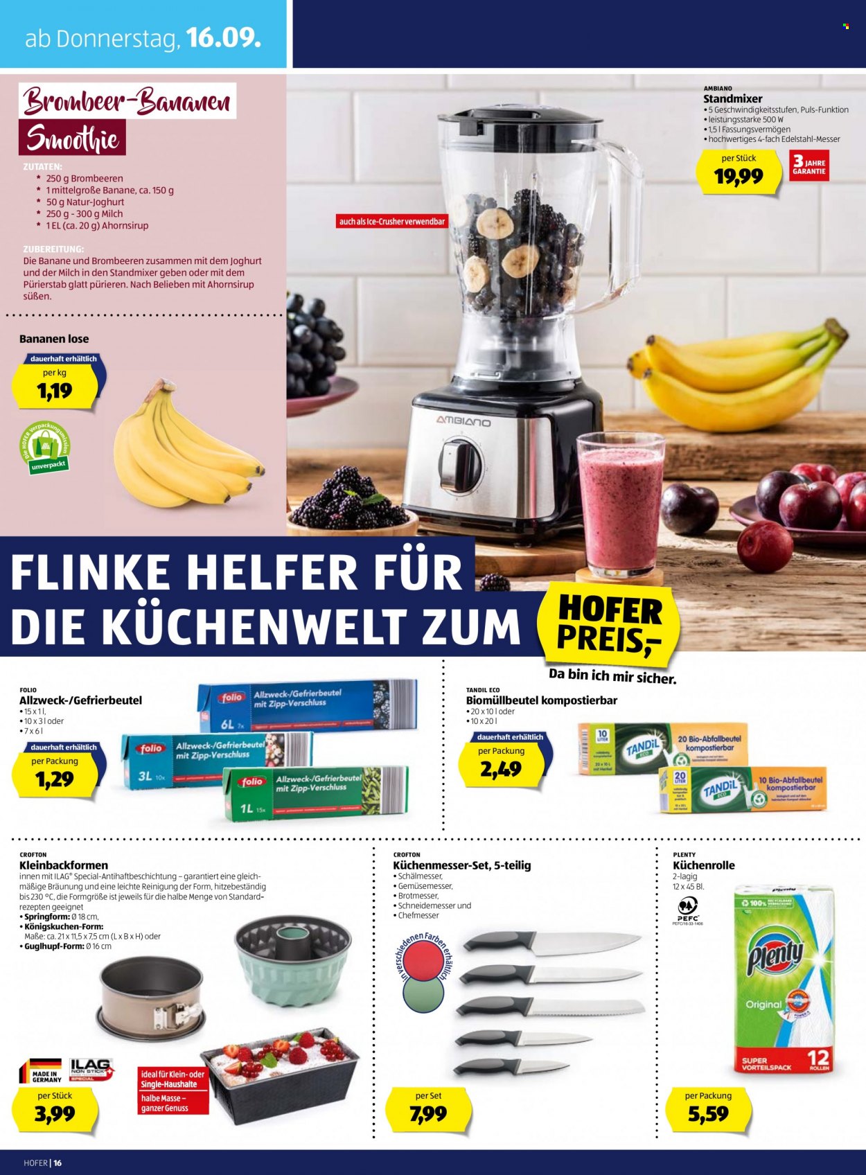 Angebote Hofer - 11.9.2021 - 18.9.2021. Seite 16