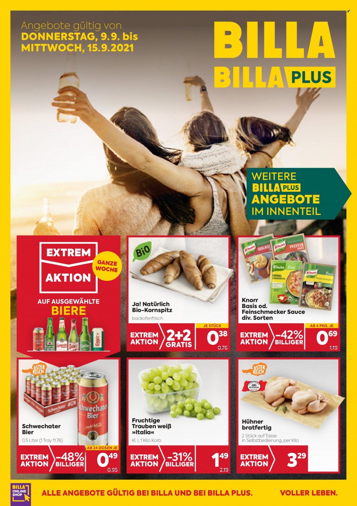 Angebote Billa - 9.9.2021 - 15.9.2021. Seite 1