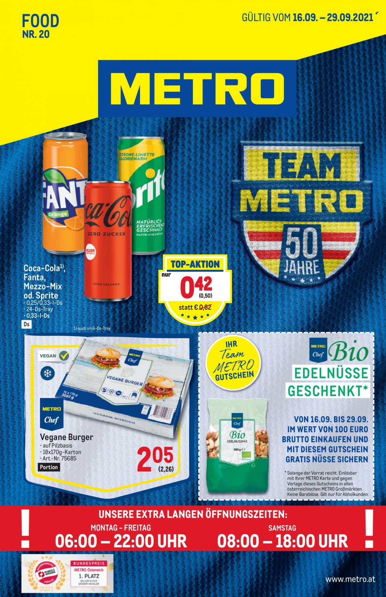 Angebote Metro - 16.9.2021 - 29.9.2021. Seite 1
