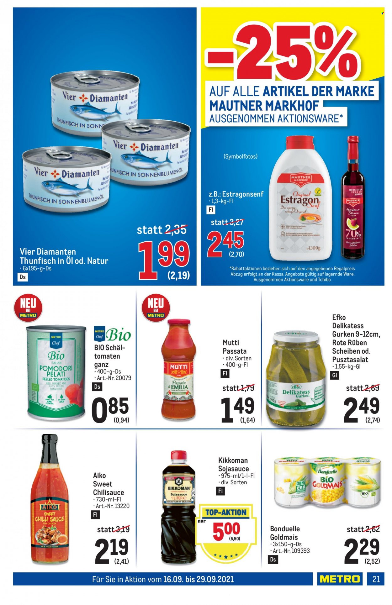 Angebote Metro - 16.9.2021 - 29.9.2021. Seite 21