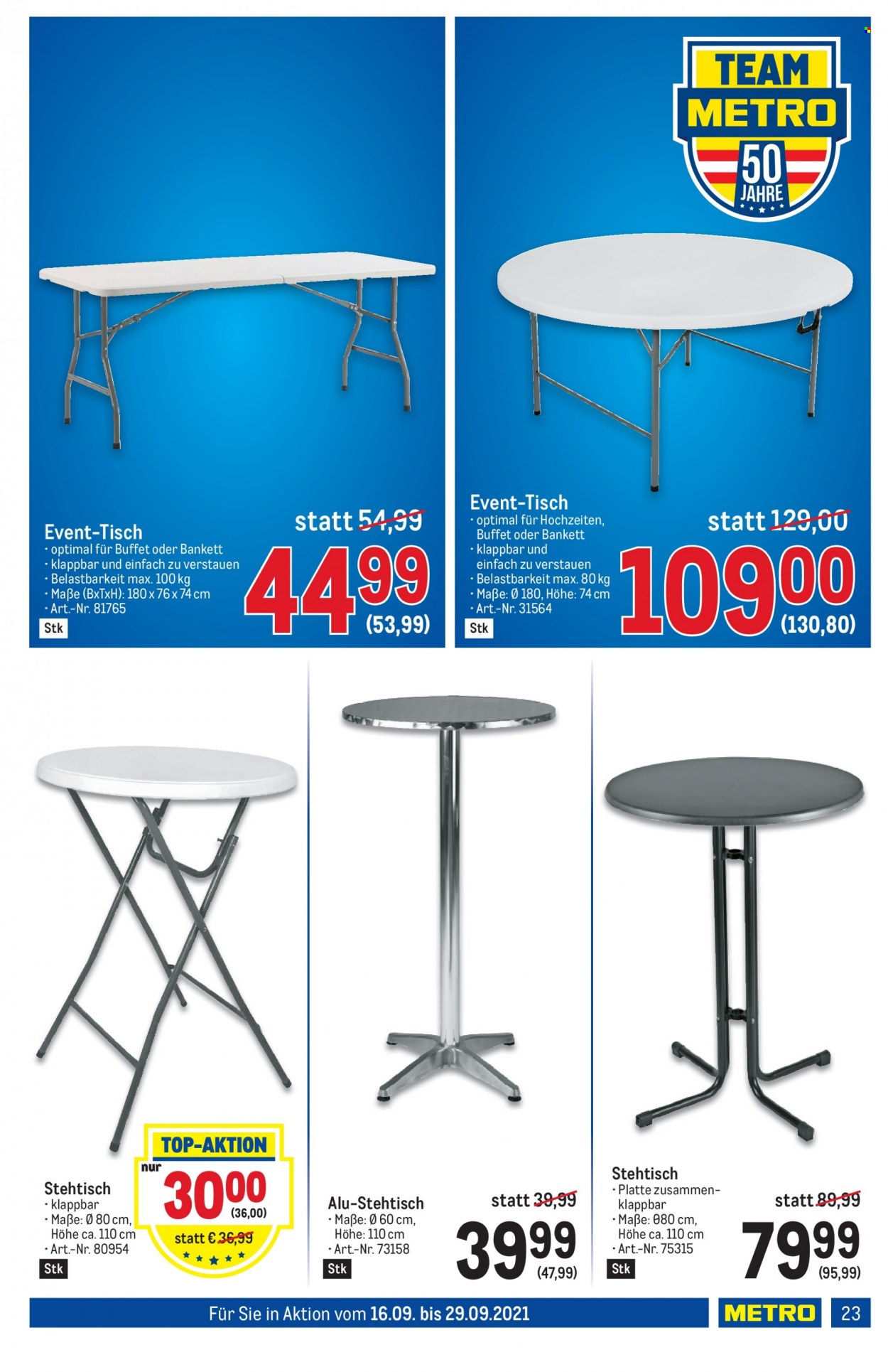 Angebote Metro - 16.9.2021 - 29.9.2021. Seite 23