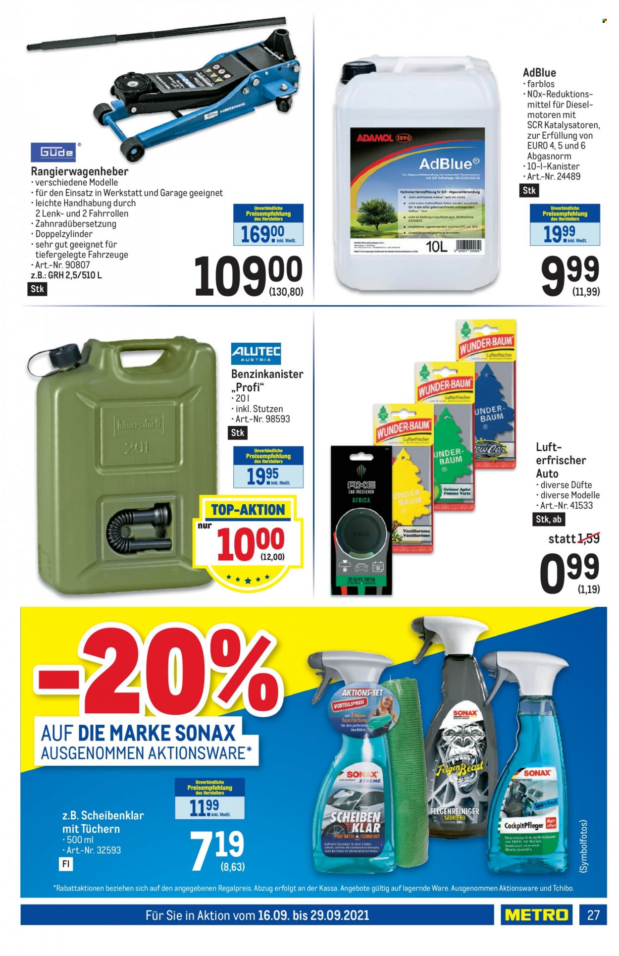 Angebote Metro - 16.9.2021 - 29.9.2021. Seite 27