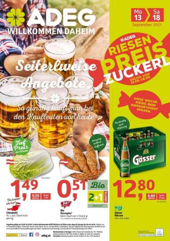 Angebote ADEG - 13.9.2021 - 18.9.2021.