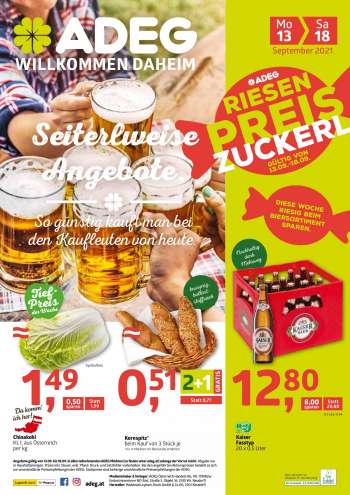 Angebote ADEG - 13.9.2021 - 18.9.2021.