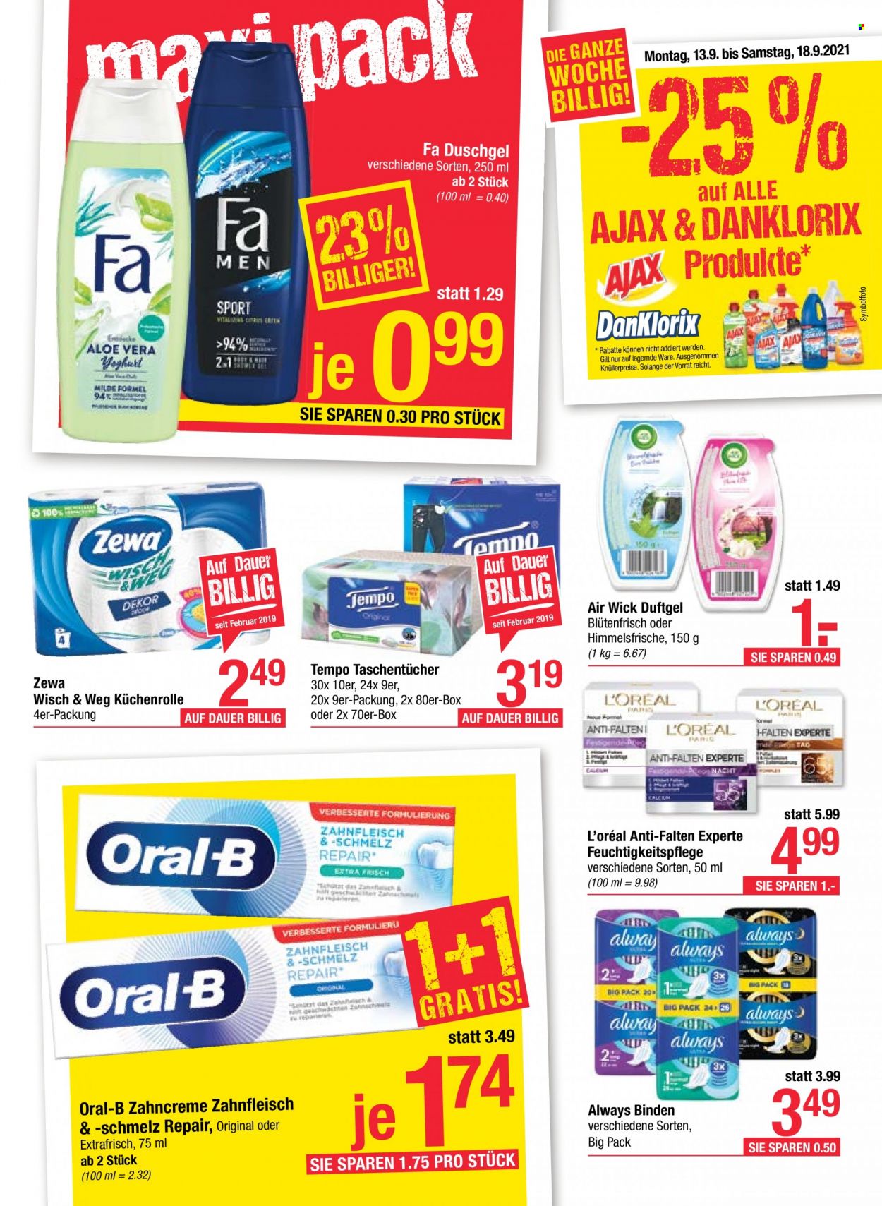 Angebote Maximarkt - 13.9.2021 - 18.9.2021. Seite 15