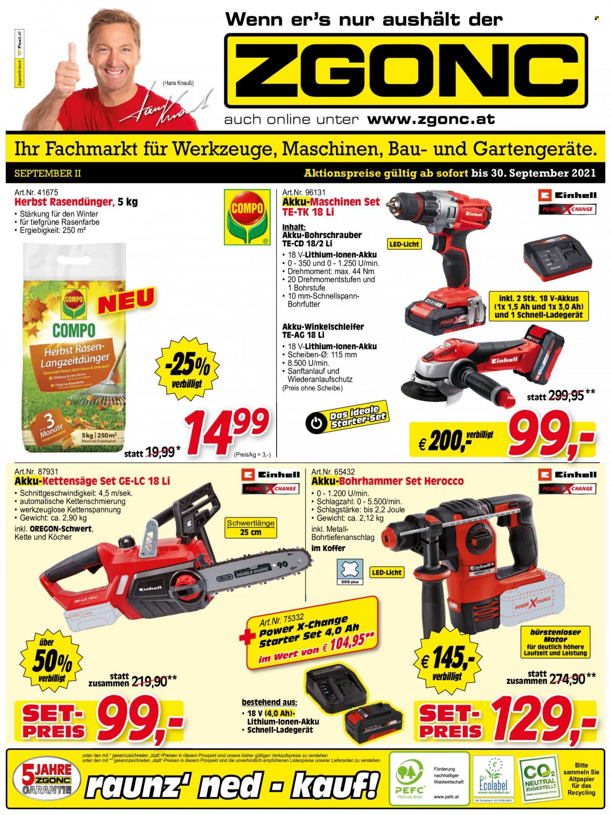Angebote Zgonc - 14.9.2021 - 30.9.2021. Seite 1