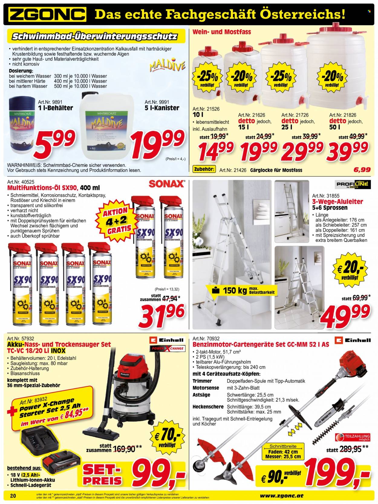 Angebote Zgonc - 14.9.2021 - 30.9.2021. Seite 20