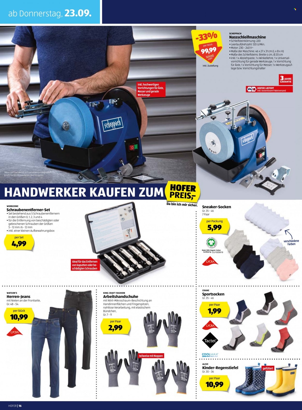 Angebote Hofer - 17.9.2021 - 23.9.2021. Seite 16