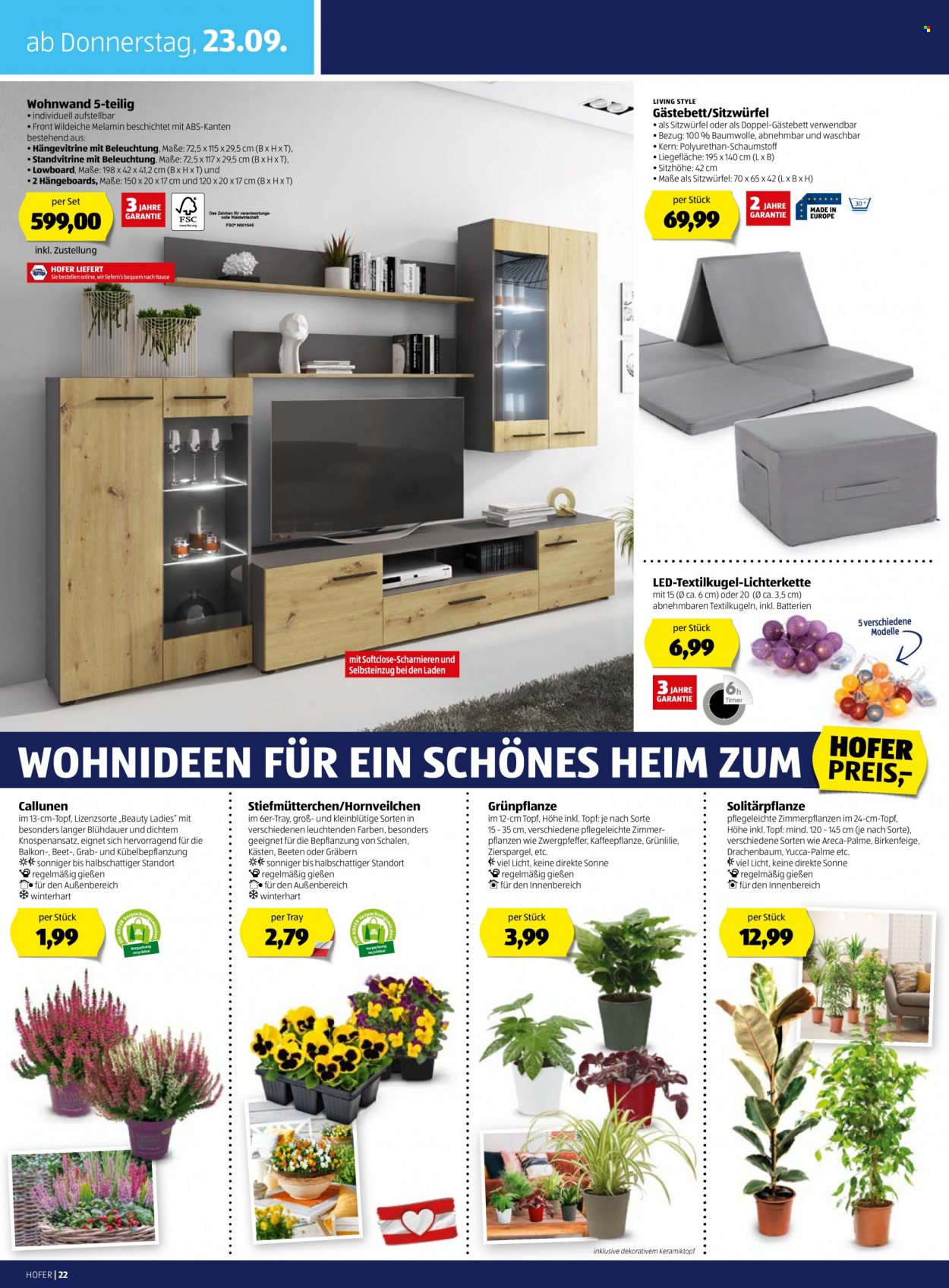 Angebote Hofer - 17.9.2021 - 23.9.2021. Seite 22