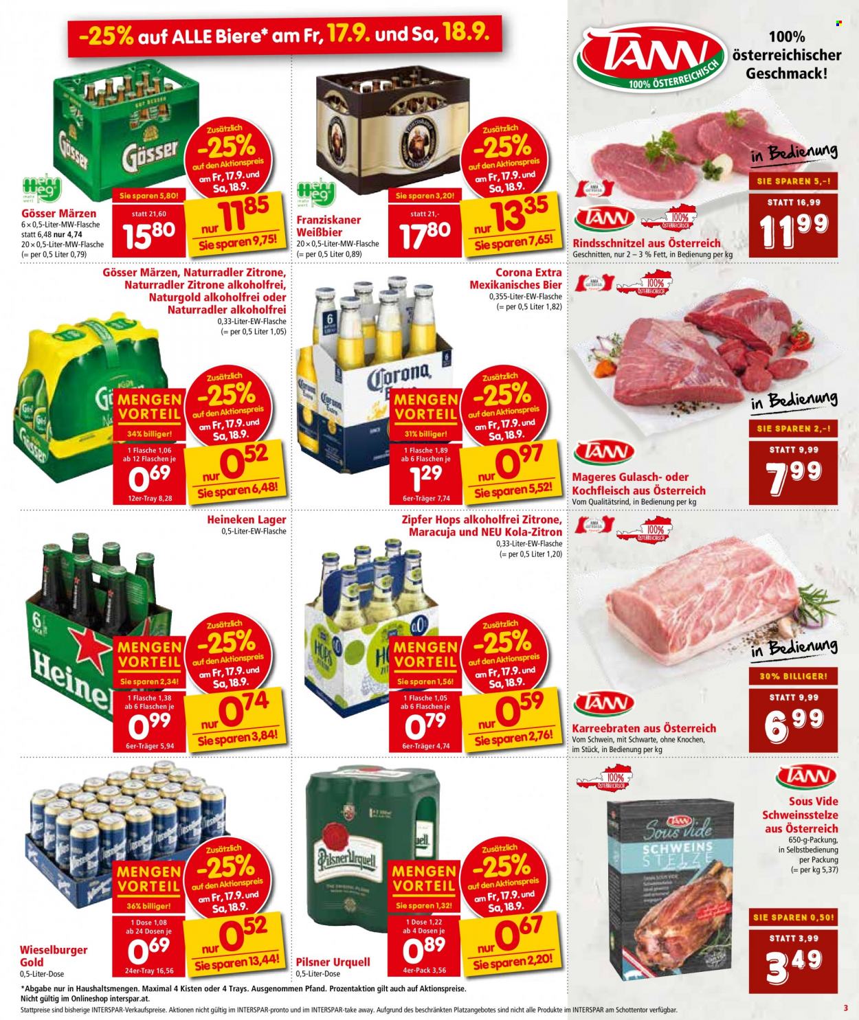 Angebote INTERSPAR - 16.9.2021 - 22.9.2021. Seite 3