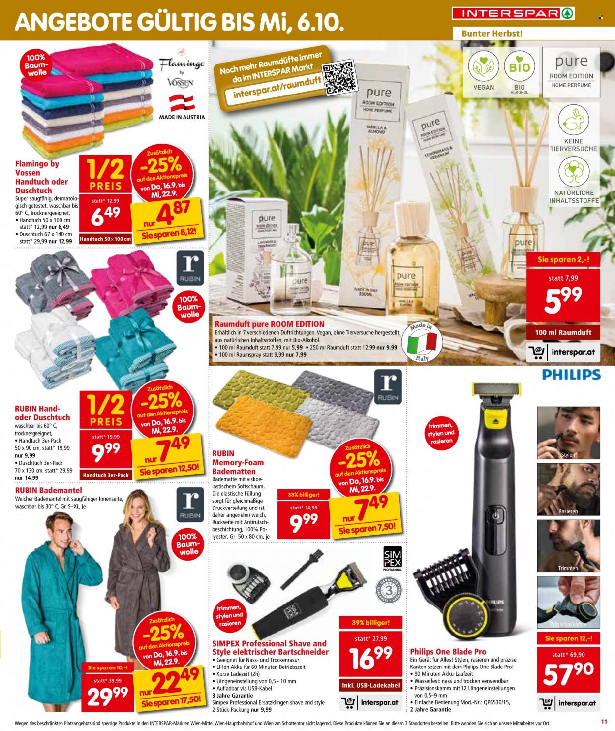 Angebote INTERSPAR - 16.9.2021 - 22.9.2021. Seite 11