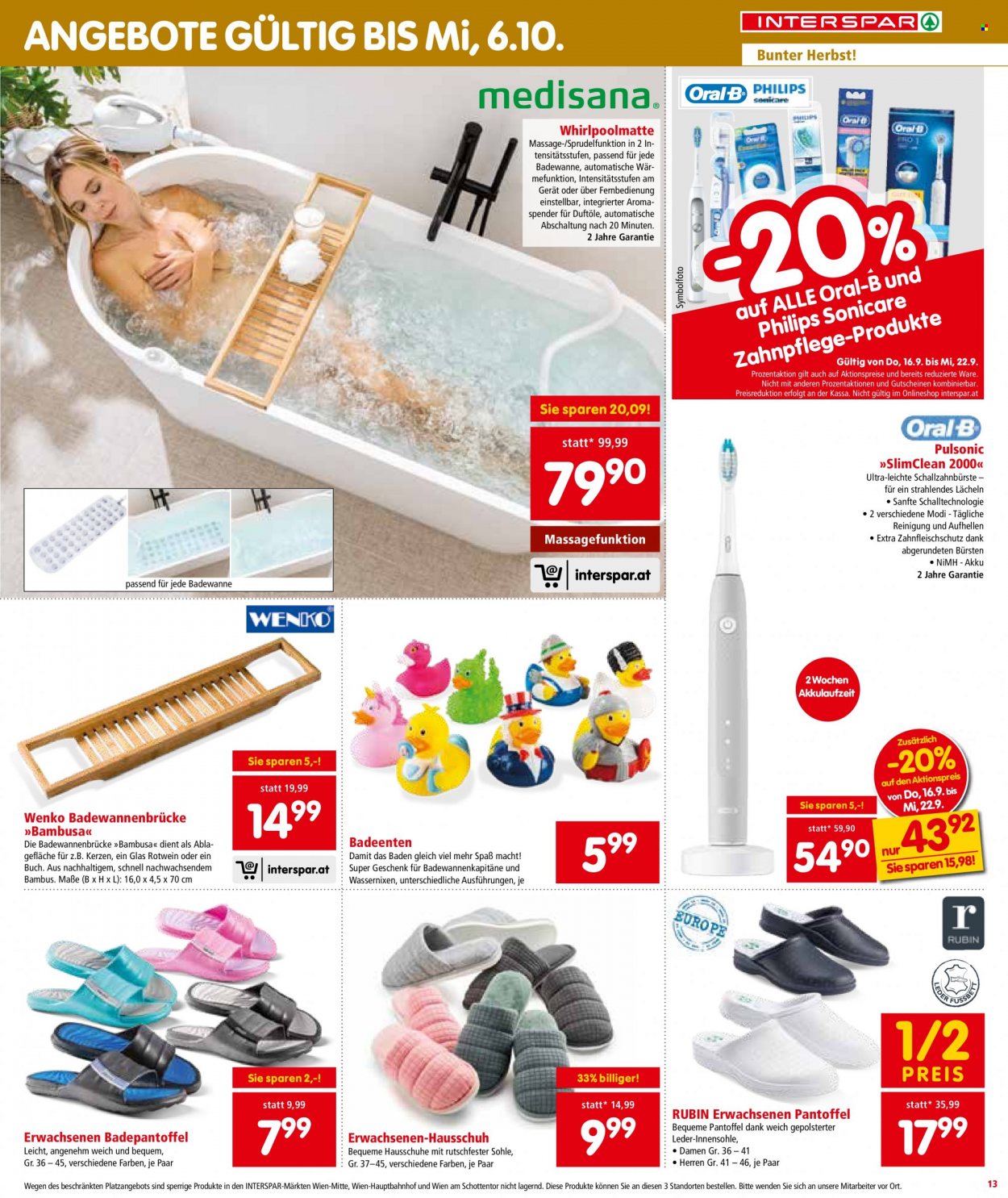 Angebote INTERSPAR - 16.9.2021 - 22.9.2021. Seite 13